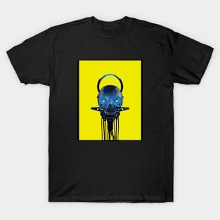 Cyberpunk Robot Skull T-Shirt